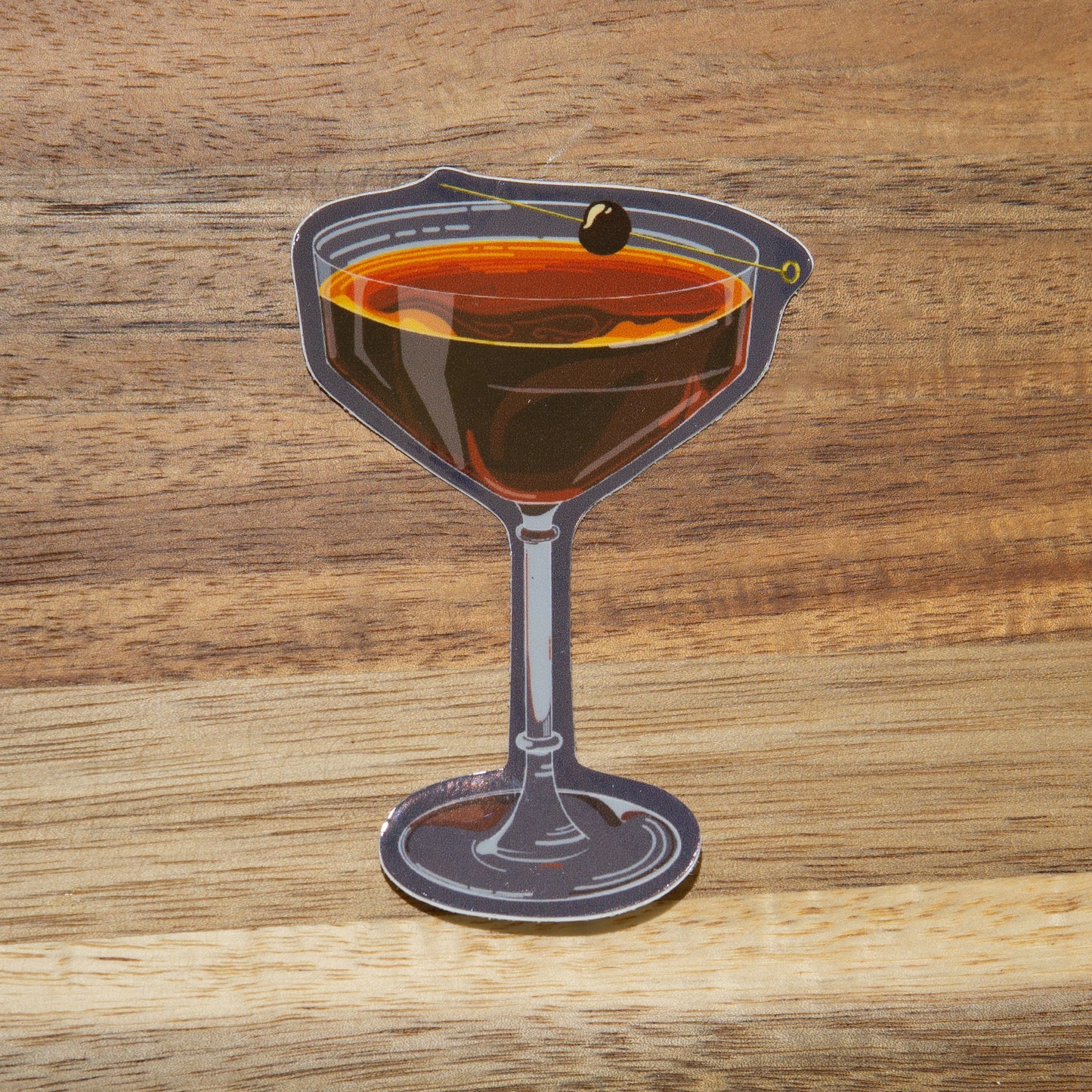 Drink and Cocktail Stickers - Modern, Unique, Waterproof, Weatherproof, Dishwasher Safe, Matte and Glossy Finish Vinyl Decals