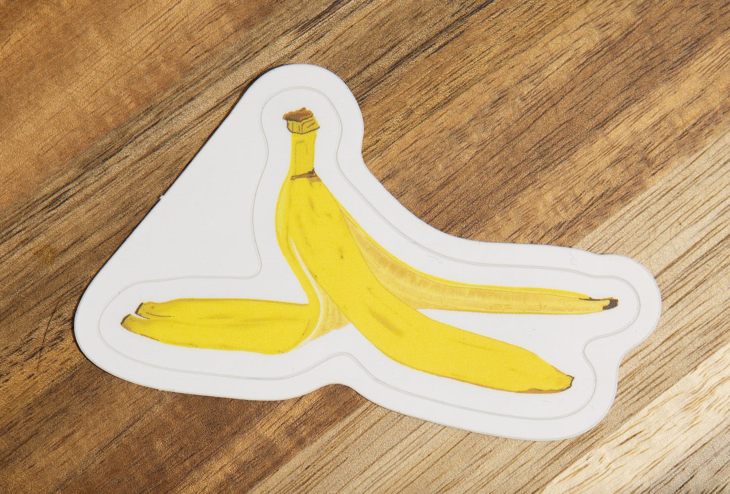 Banana Peel Stickers - Modern, Unique, Waterproof, Weatherproof, Dishwasher Safe, Matte Finish Vinyl Decals