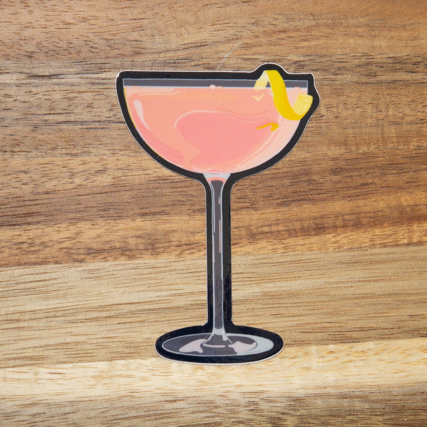 Drink and Cocktail Stickers - Modern, Unique, Waterproof, Weatherproof, Dishwasher Safe, Matte and Glossy Finish Vinyl Decals